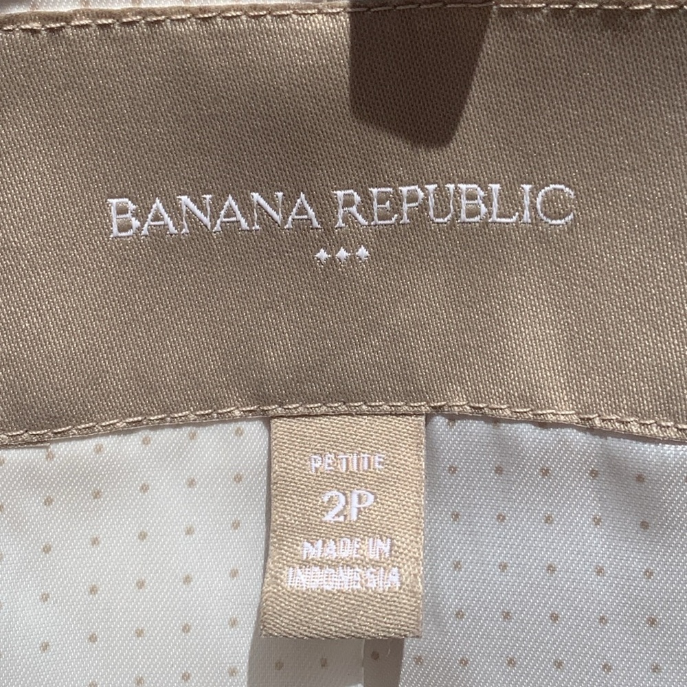 Banana Republic 2P linen blend blazer. EUC!! - Picture 3 of 6